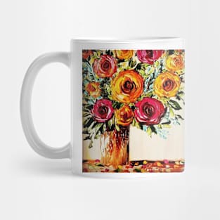 Country Flowers Bouquet Mug